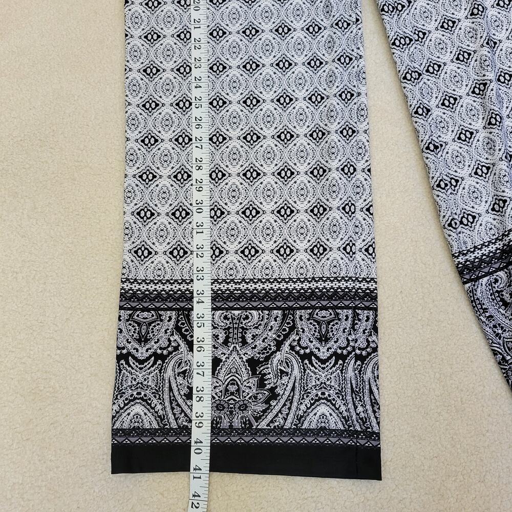 Apt 9 Size L Wide Leg Palazzo Pants Elastic High Waist High Rise Jersey Comfort - Picture 10 of 14